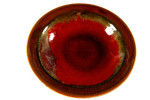 Schaaltje, keramiek, porselein, diam. 22cm.